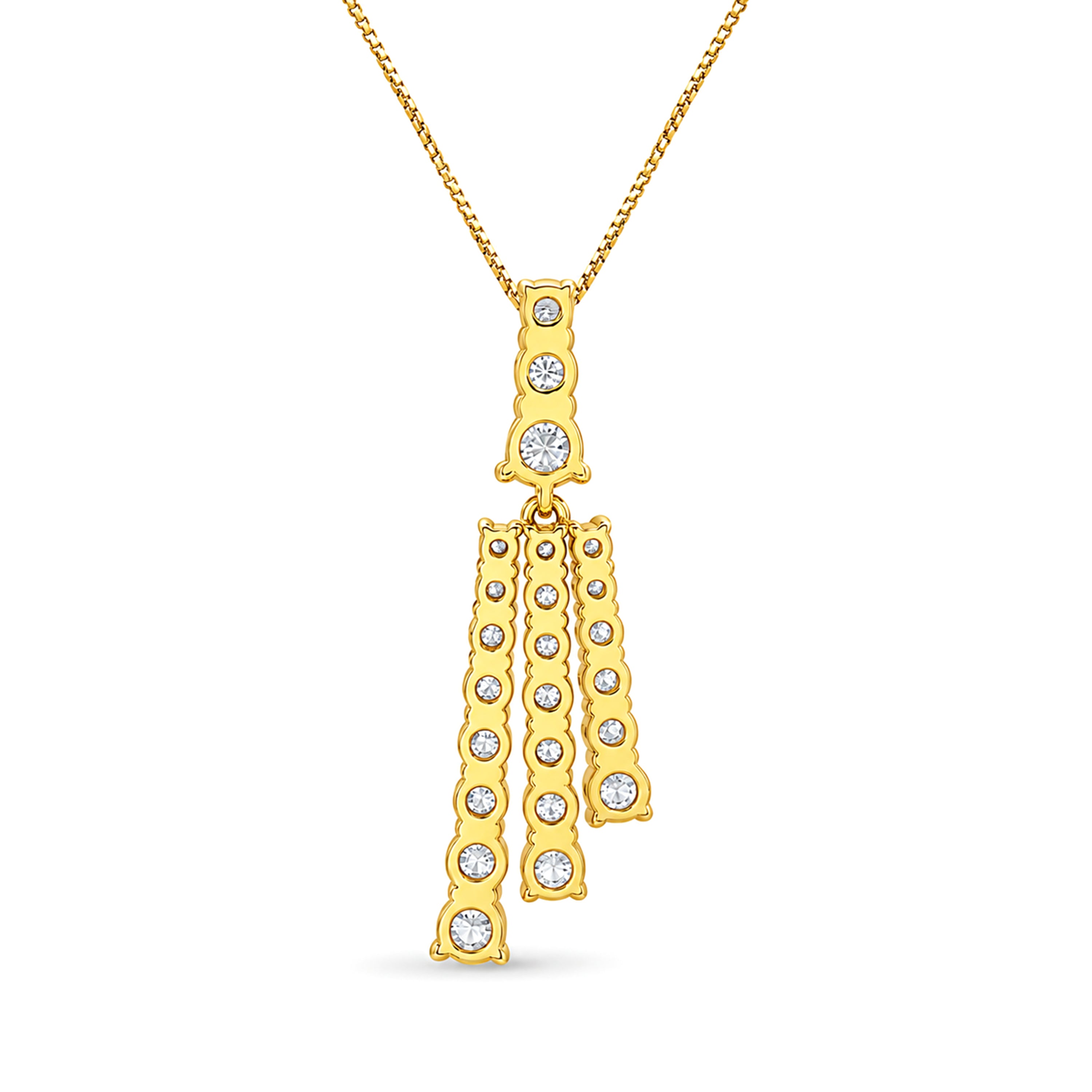 Diamonair Lab Grown Diamond (F/VS+) 2.00 carat Round cut Sterling Silver Pendant - Sterling Silver