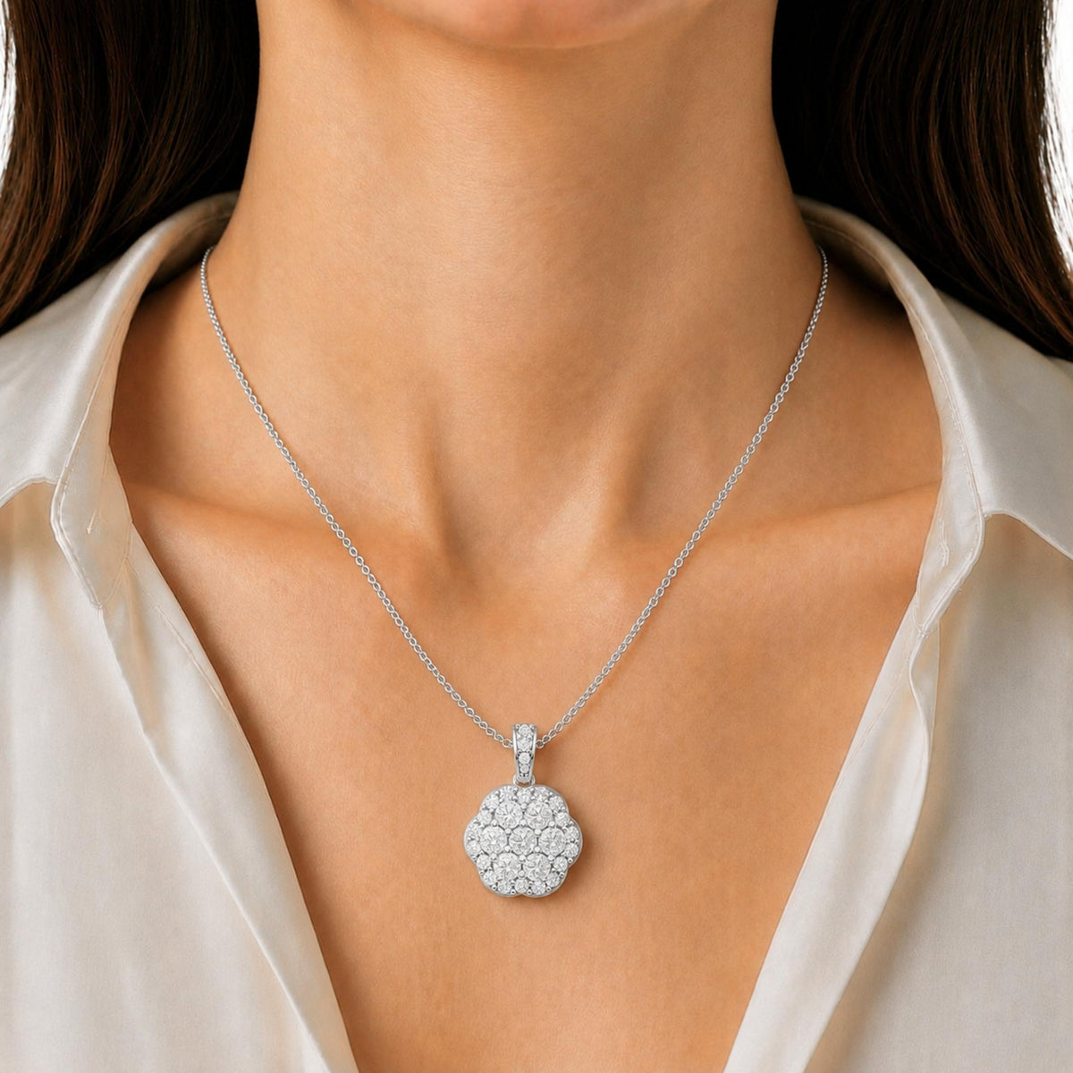 Diamonair Pendant Set - Lab Grown Diamond Sterling Silver Pendant