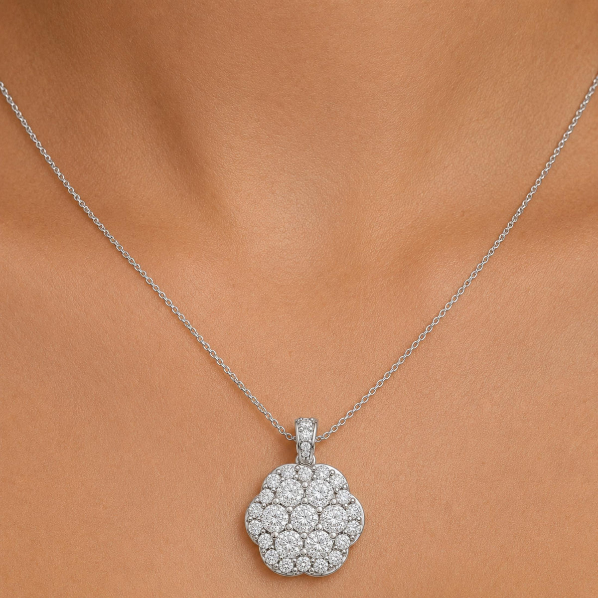 Diamonair Pendant Set - Lab Grown Diamond Sterling Silver Pendant