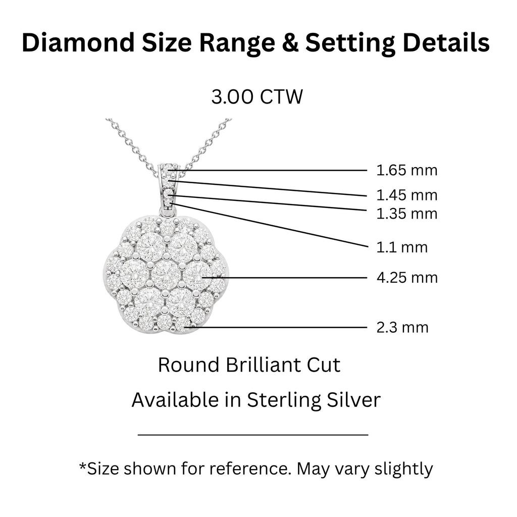 Diamonair Pendant Set - Lab Grown Diamond Sterling Silver Pendant