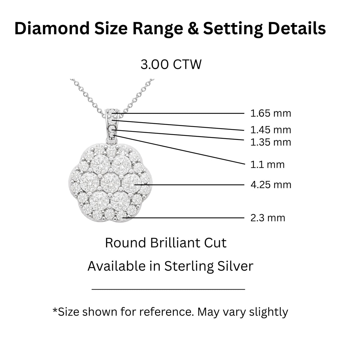 Diamonair Pendant Set - Lab Grown Diamond Sterling Silver Pendant