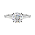 1.00-6.00 Carat T.W. Round-cut IGI Certified Lab Grown Diamond (F/VS+) 14K Gold Solitaire Ring