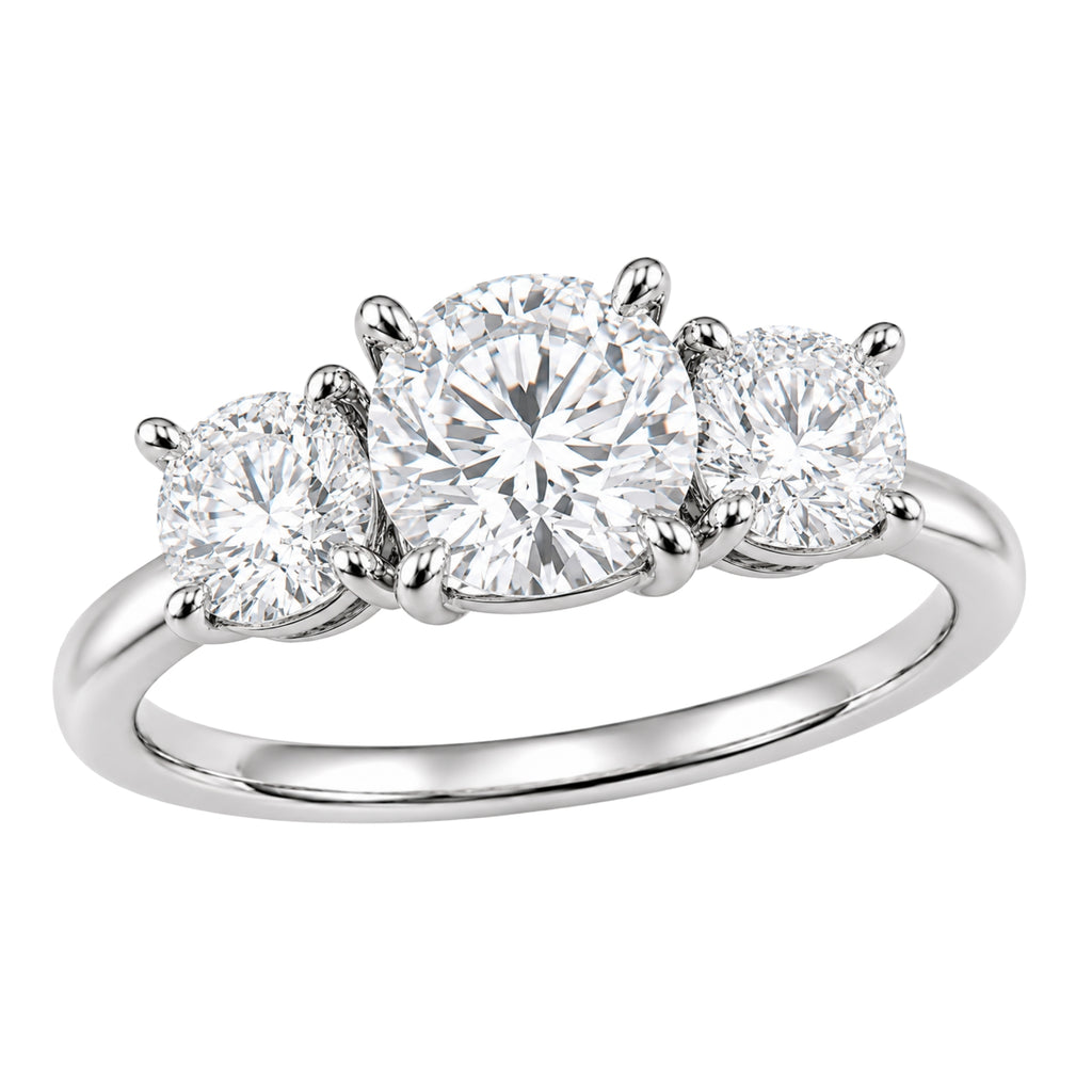 Diamonair 3 Stone Ring Set - Lab Grown Diamond 14K Gold 3 Stone Ring
