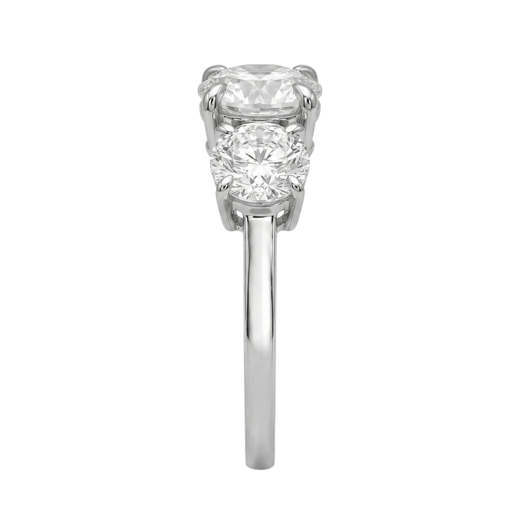 Diamonair 3 Stone Ring Set - Lab Grown Diamond 14K Gold 3 Stone Ring