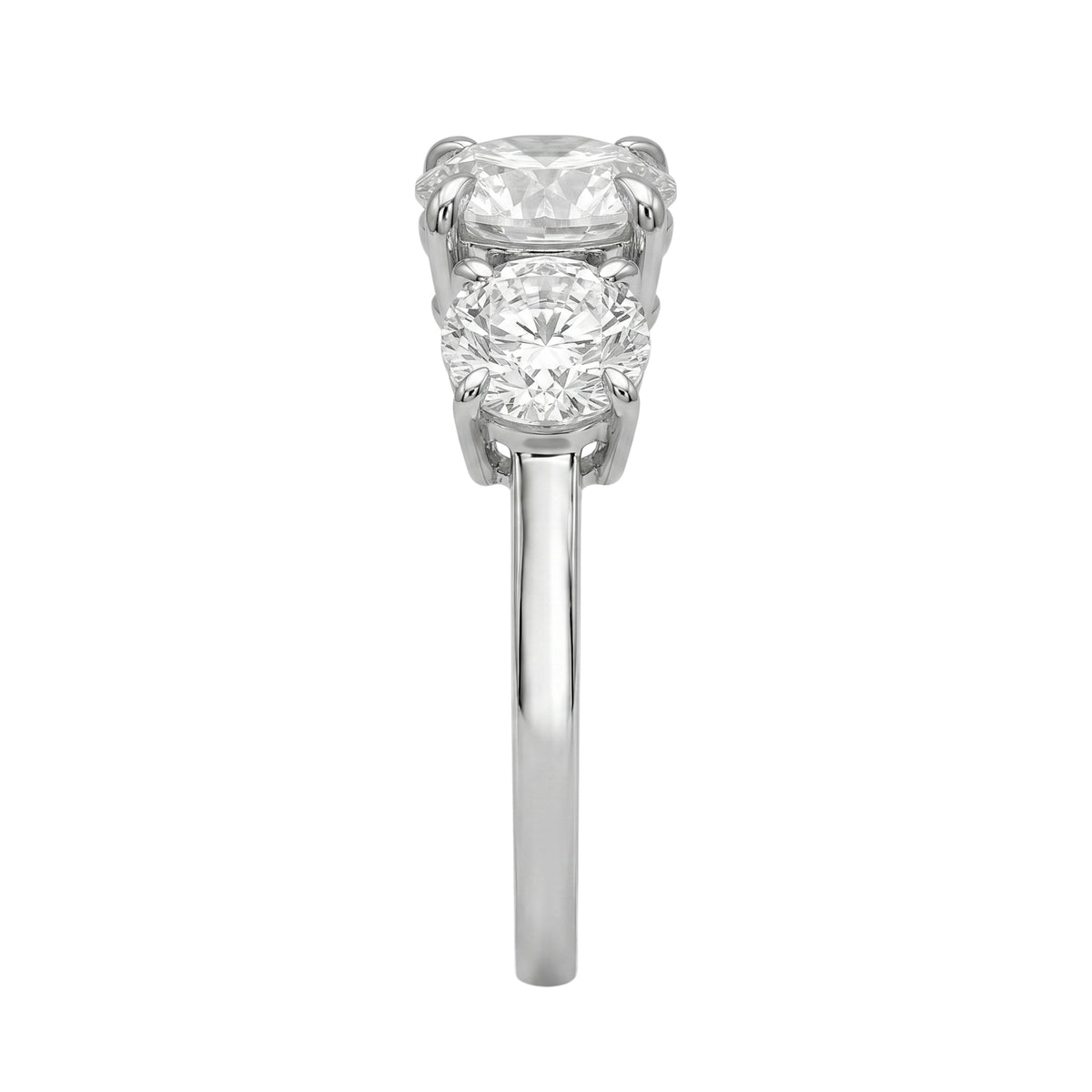 Diamonair 3 Stone Ring Set - Lab Grown Diamond 14K Gold 3 Stone Ring