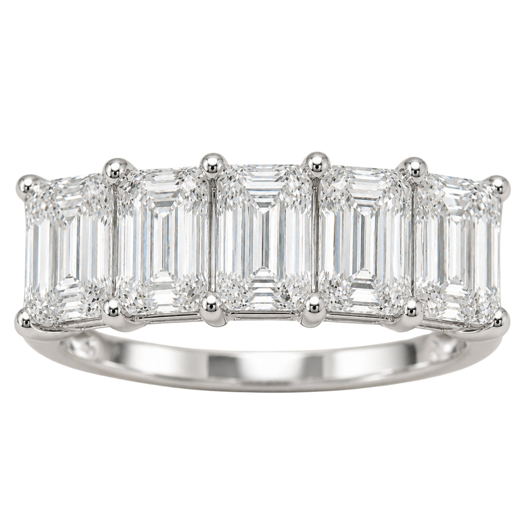 Diamonair 5 Stone Prong Ring set - Lab Grown Diamond 14K Gold 5 Stone Prong Ring