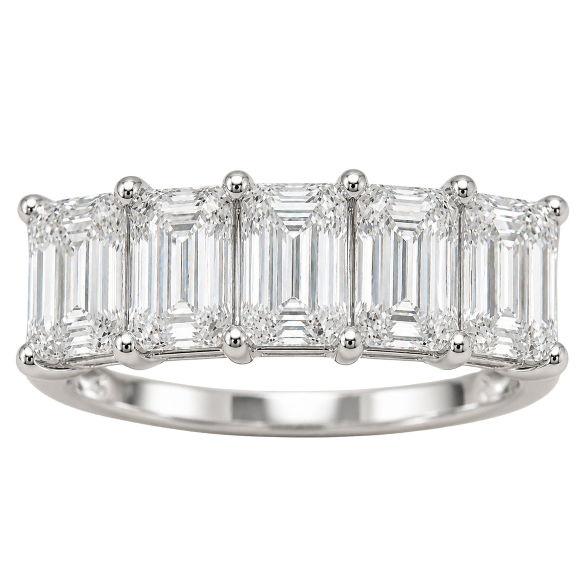 Diamonair 5 Stone Prong Ring set - Lab Grown Diamond 14K Gold 5 Stone Prong Ring