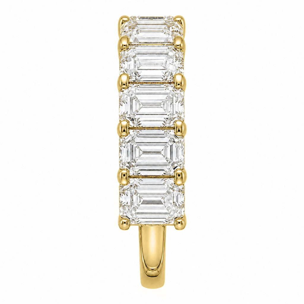 Diamonair 5 Stone Prong Ring set - Lab Grown Diamond 14K Gold 5 Stone Prong Ring