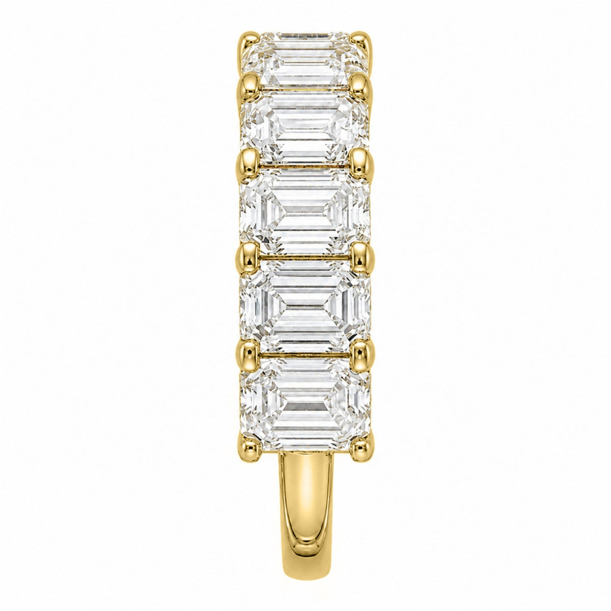 Diamonair 5 Stone Prong Ring set - Lab Grown Diamond 14K Gold 5 Stone Prong Ring