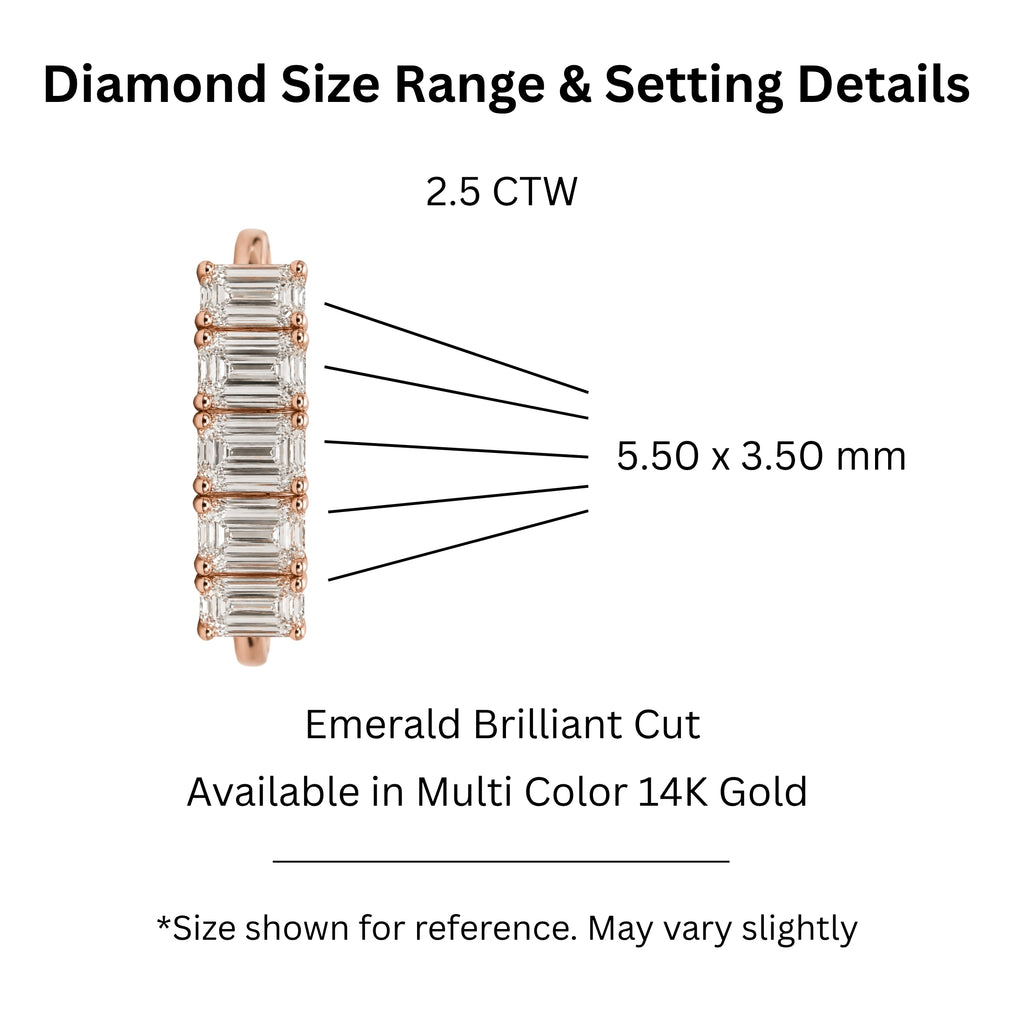 Diamonair 5 Stone Prong Ring set - Lab Grown Diamond 14K Gold 5 Stone Prong Ring