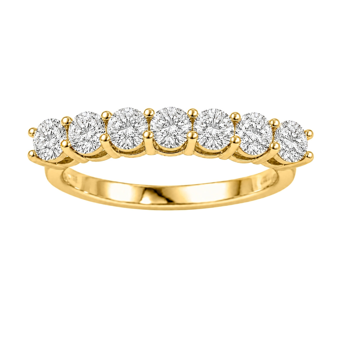 2-5 ctw Round Seven-Stone Wedding Ring