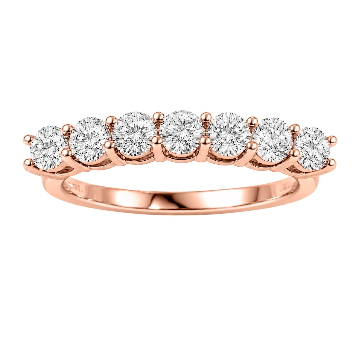2-5 ctw Round Seven-Stone Wedding Ring