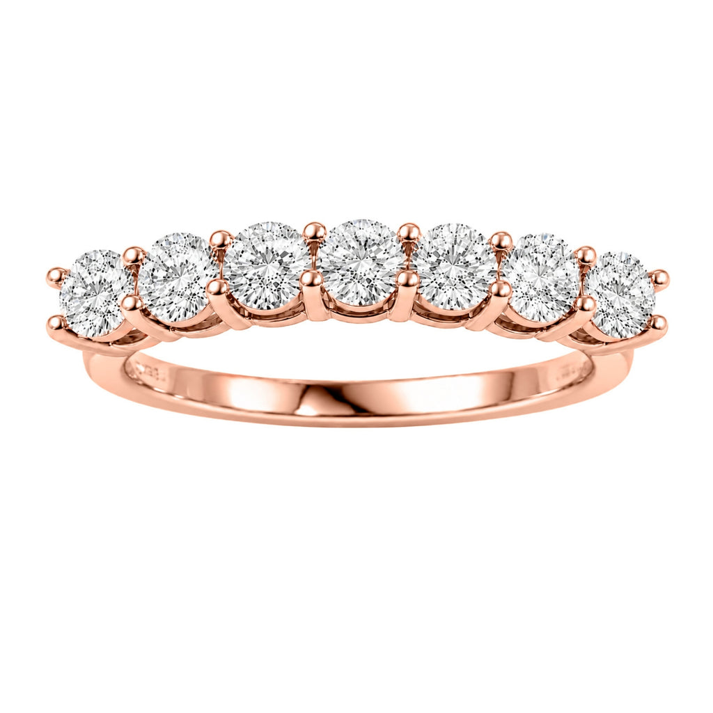 Diamonair 7 Stone Ring set - Lab Grown Diamond 14K Gold 7 Stone Ring