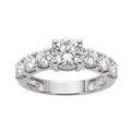 3.00 Carat T.W. Round-cut Lab Grown Diamond (F/VS+) 14K Gold Fashion Ring