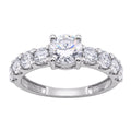 2.00 Carat T.W. Round-cut Lab Grown Diamond (F/VS+) 14K Gold Fashion Ring