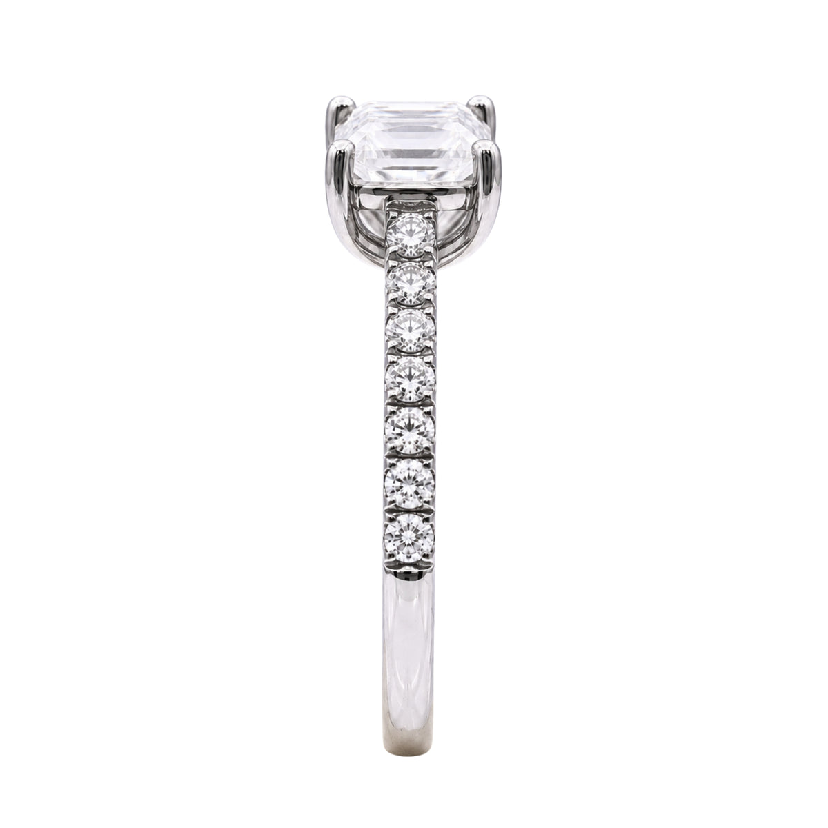 1-6 ctw Princess Solitaire Wedding Ring