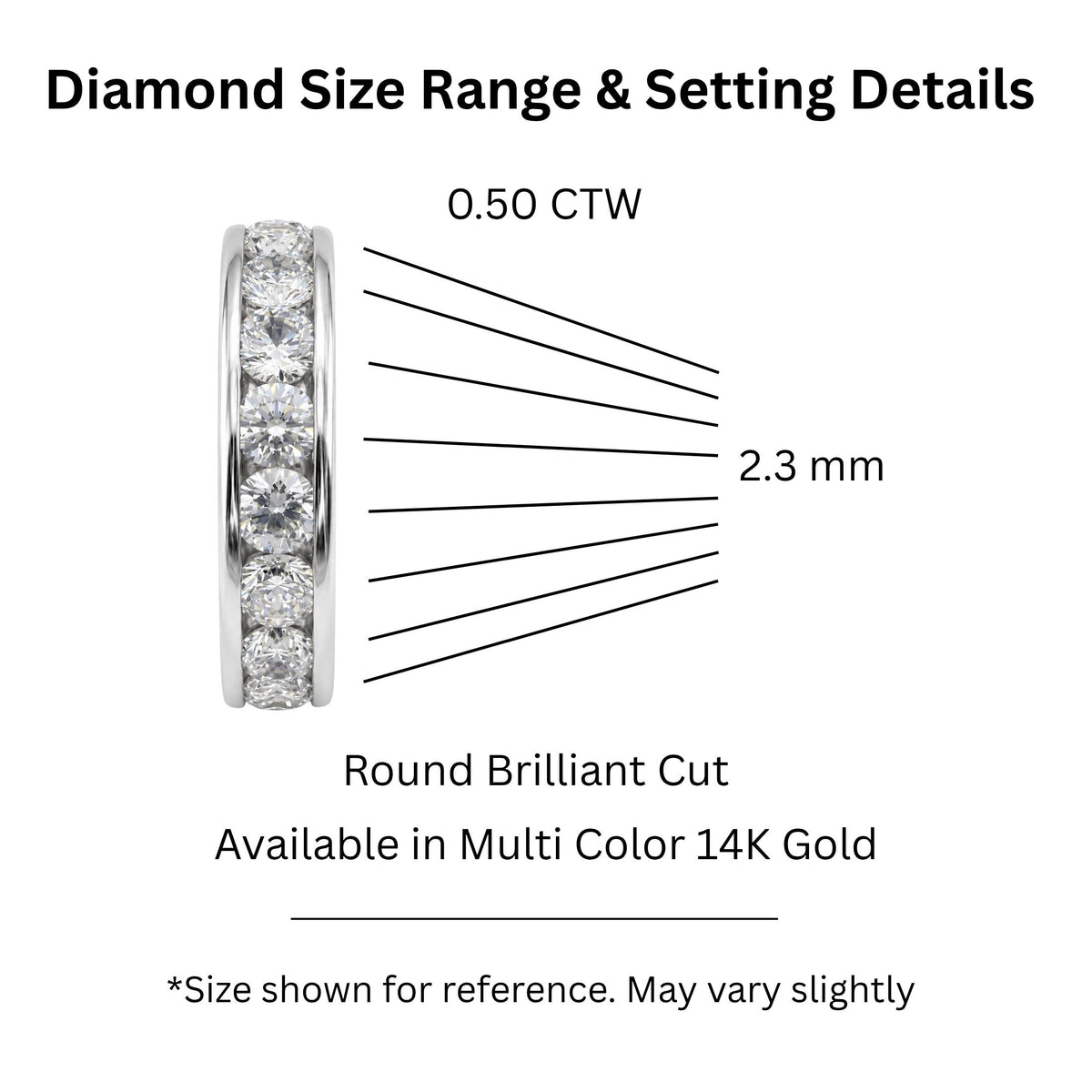 Diamonair 11 Stone Ring set - Lab Grown Diamond 14K Gold 11 Stone Ring