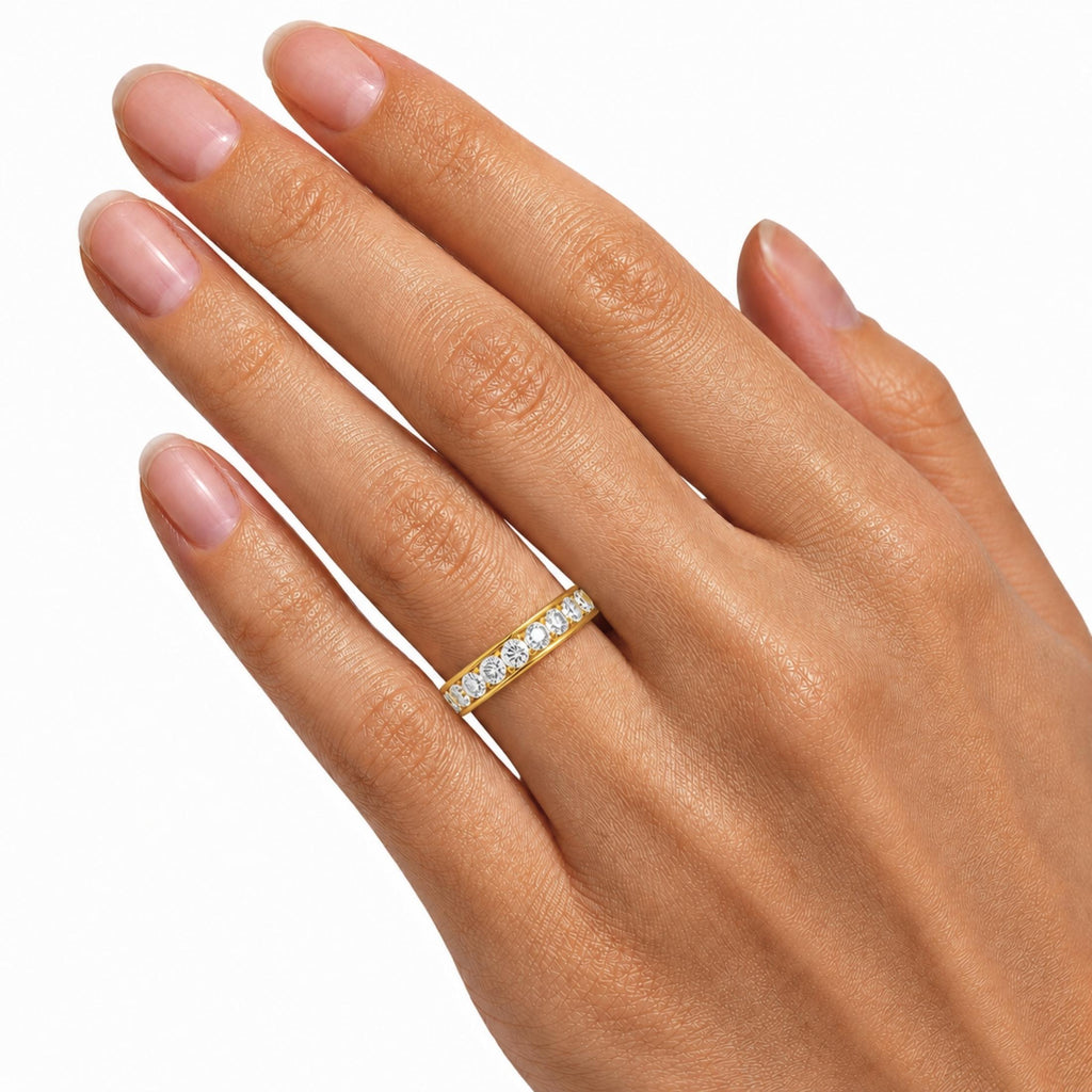 Diamonair 11 Stone Ring set - Lab Grown Diamond 14K Gold 11 Stone Ring