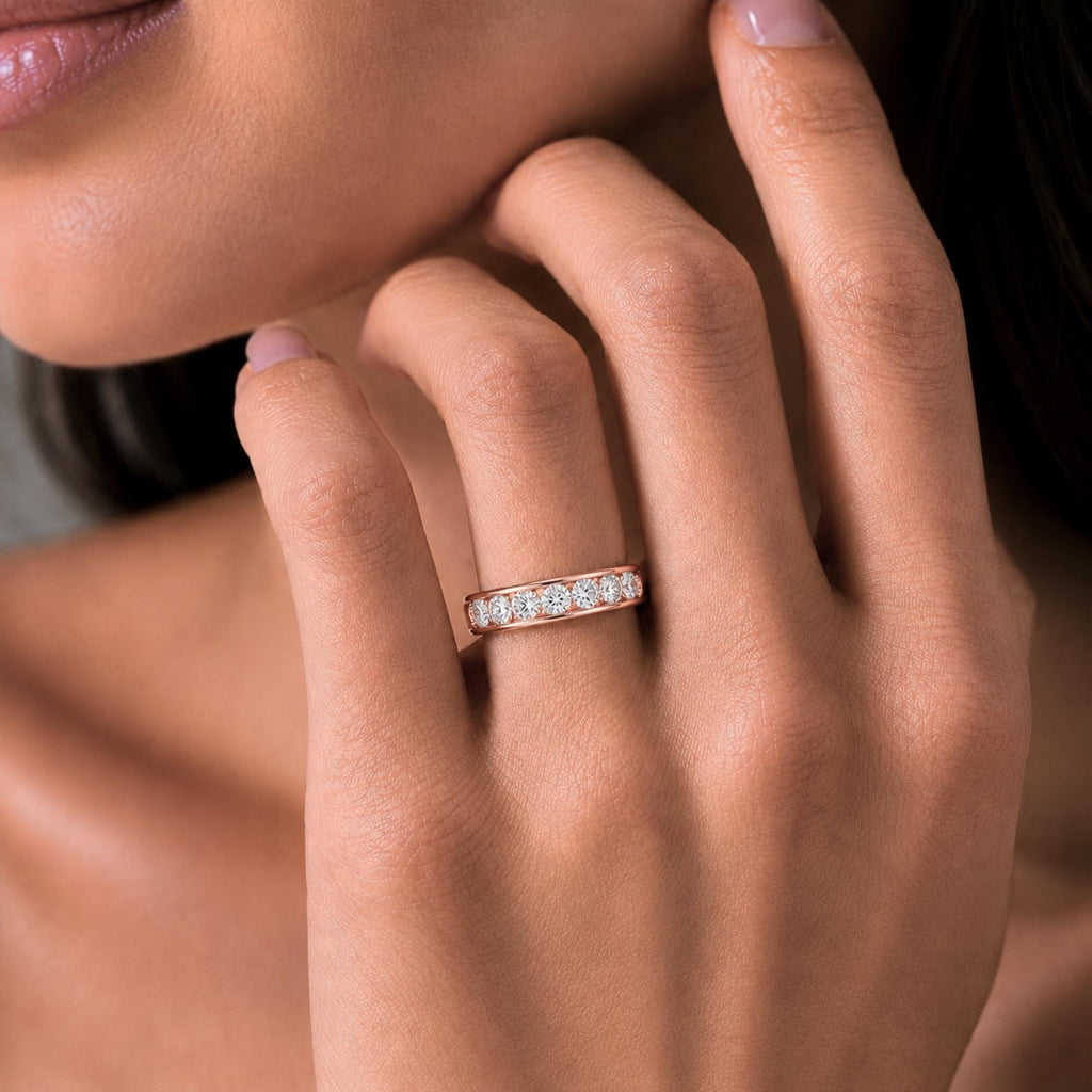 Diamonair 11 Stone Ring set - Lab Grown Diamond 14K Gold 11 Stone Ring