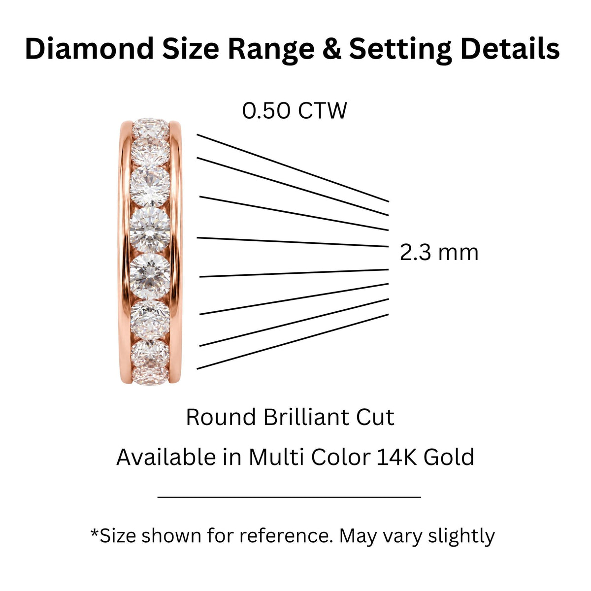 Diamonair 11 Stone Ring set - Lab Grown Diamond 14K Gold 11 Stone Ring