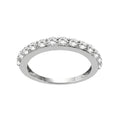0.50 -1.00 Carat T.W. Round-cut Lab Grown Diamond (F/VS+) 14K Gold 13 Stone Band Ring