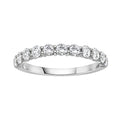1.00 -3.00 Carat T.W. Round-cut Lab Grown Diamond (F/VS+) 14K Gold 11 Stone Band Ring