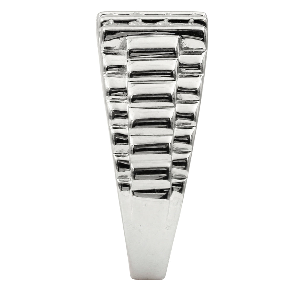 Diamonair 1.00 Carat T.W. Round-cut Lab Grown Diamond (F/VS+) 14K Gold Men's Ring