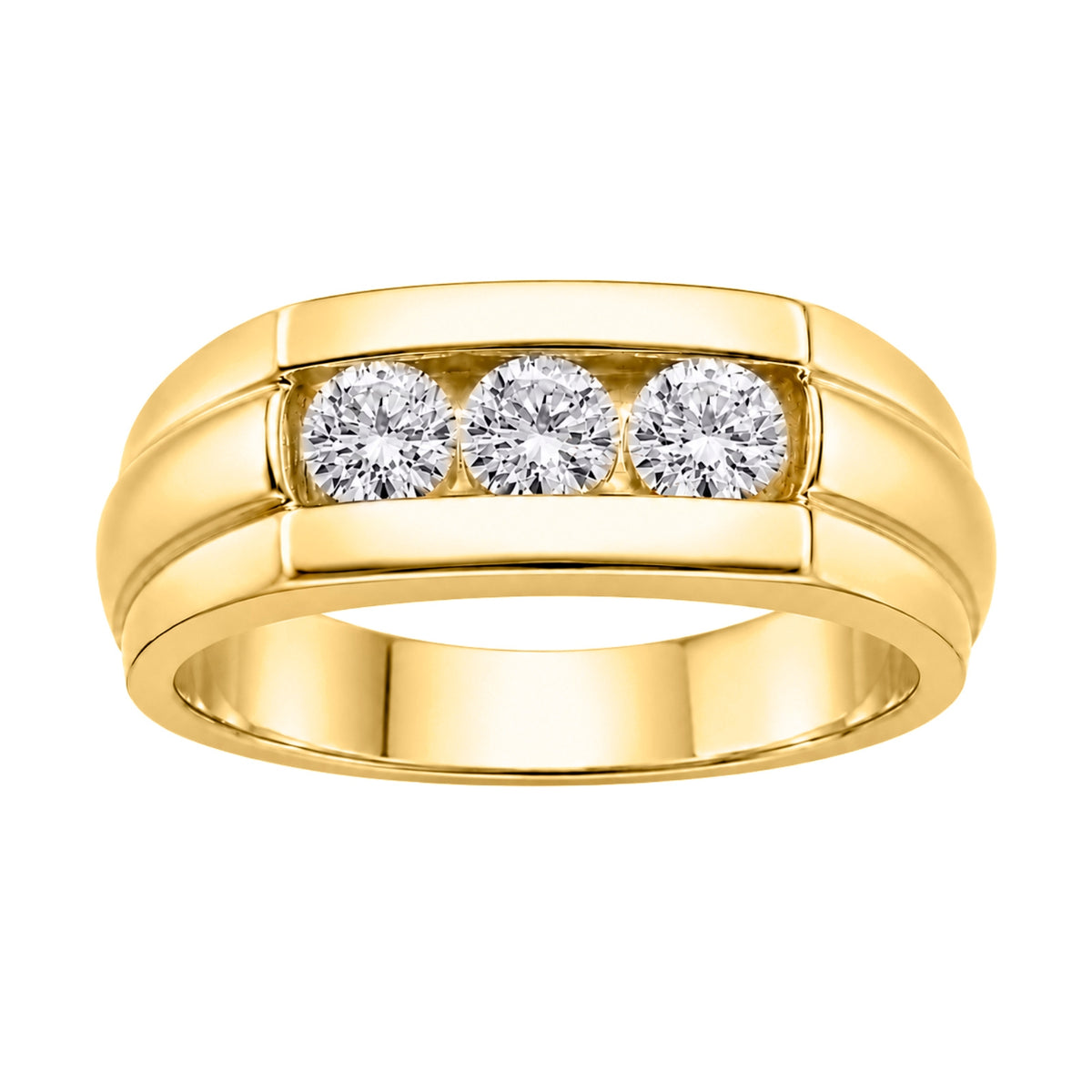 0.5 ctw Round Three-Stone Engagement Ring