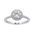 Diamonair Halo Ring Set - Lab Grown Diamond 14K Gold Halo Ring