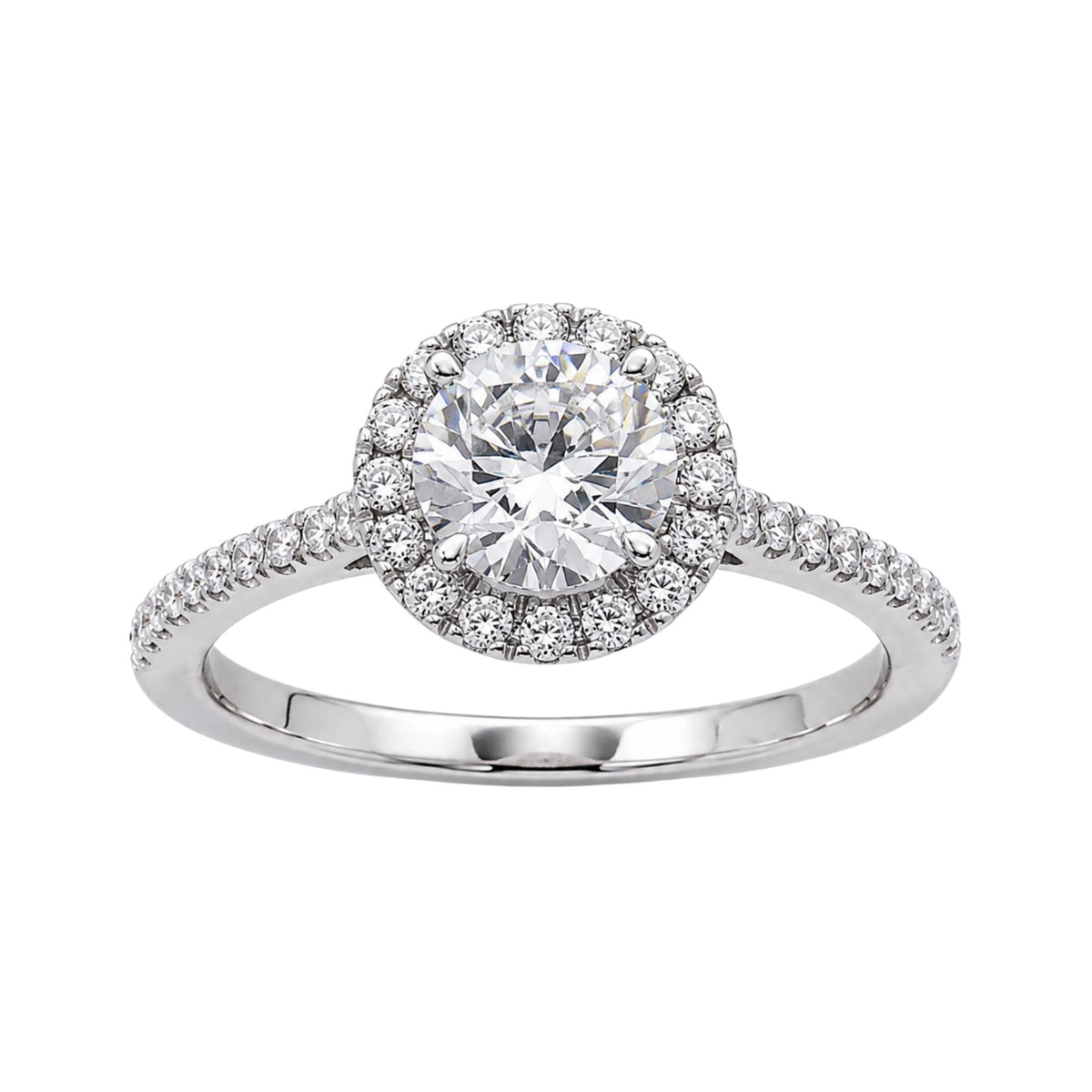 Diamonair Halo Ring Set - Lab Grown Diamond 14K Gold Halo Ring