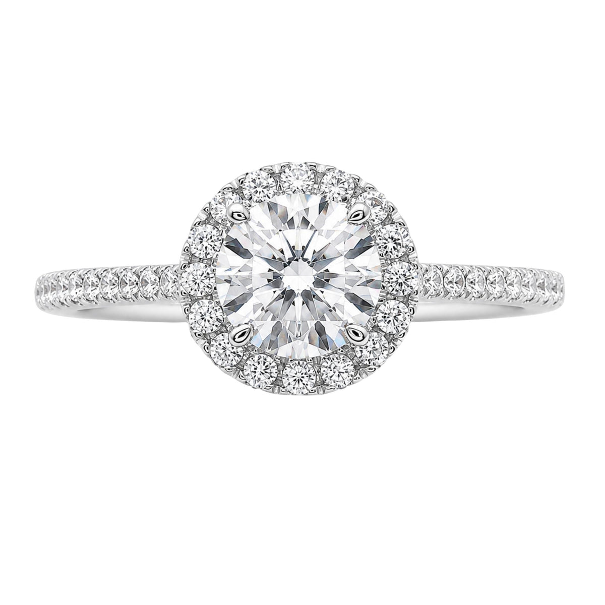 Diamonair Halo Ring Set - Lab Grown Diamond 14K Gold Halo Ring