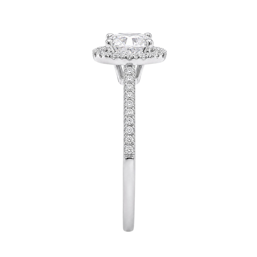 Diamonair Halo Ring Set - Lab Grown Diamond 14K Gold Halo Ring