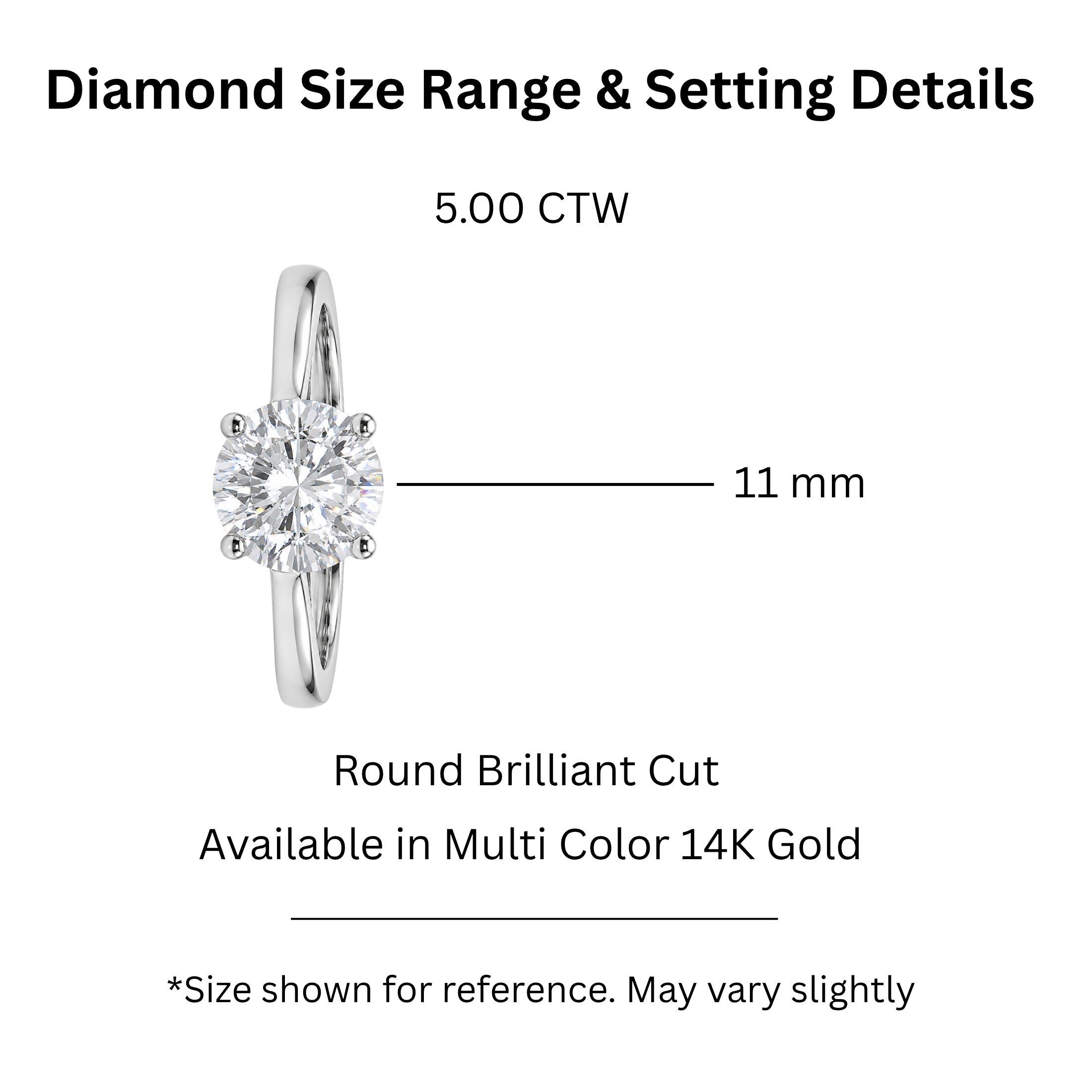 Diamonair Solitaire Ring Builder - Lab Grown Diamond 14K Gold Engagement Ring