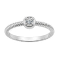 1/6 Carat T.W. Round-cut Lab Grown Diamond (F/VS+) 14K Gold Ring