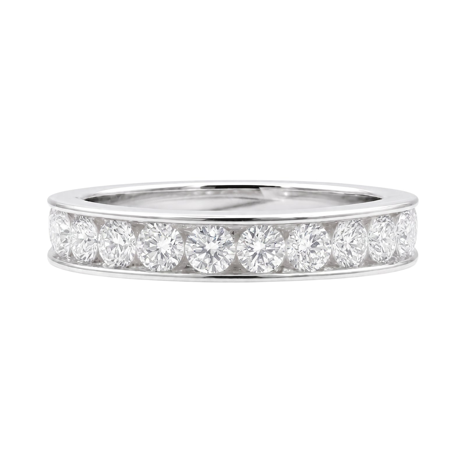 Diamonair Lab Grown Diamond (F/VS+) 1.00 carat Round cut Sterling Silver Ring - Sterling Silver | Gold over Silver