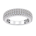 Diamonair Lab-Grown Diamond Ring for Women | Sterling Silver | Round Cut | Prong | F Color, VS+ Clarity | 1.00 Total Carat Weight | Anniversary, Wedding, Birthday Gift