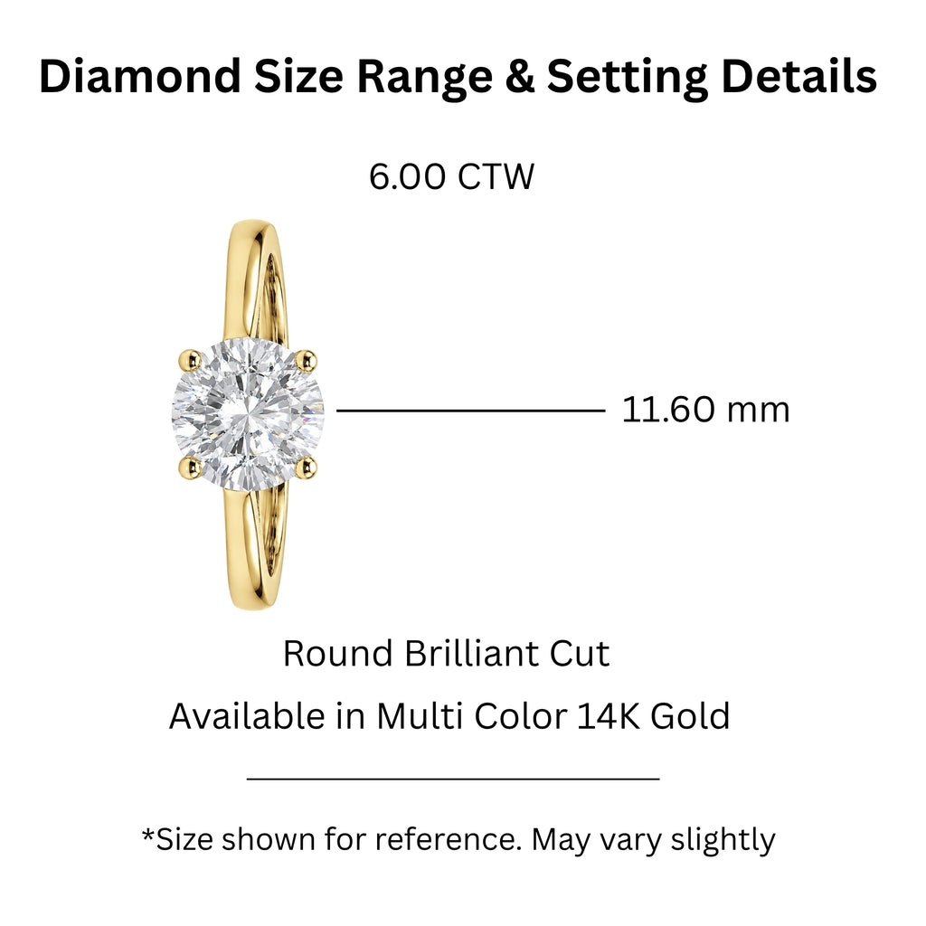 Diamonair Solitaire Ring Builder - Lab Grown Diamond 14K Gold Engagement Ring