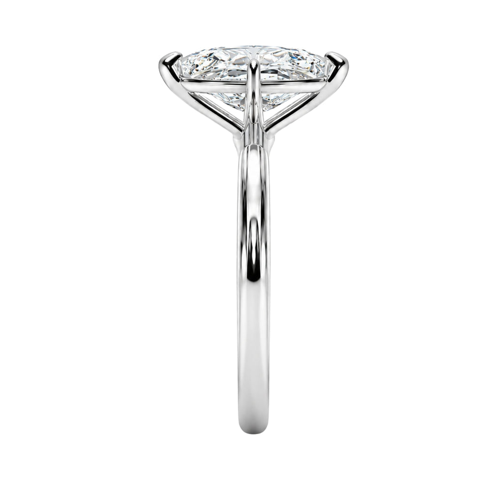 1.00-6.00 Carat T.W. Marquise-cut IGI Certified Lab Grown Diamond (F/VS) 14K Gold Solitaire Ring - Assorted Colors, Sizes & Carat