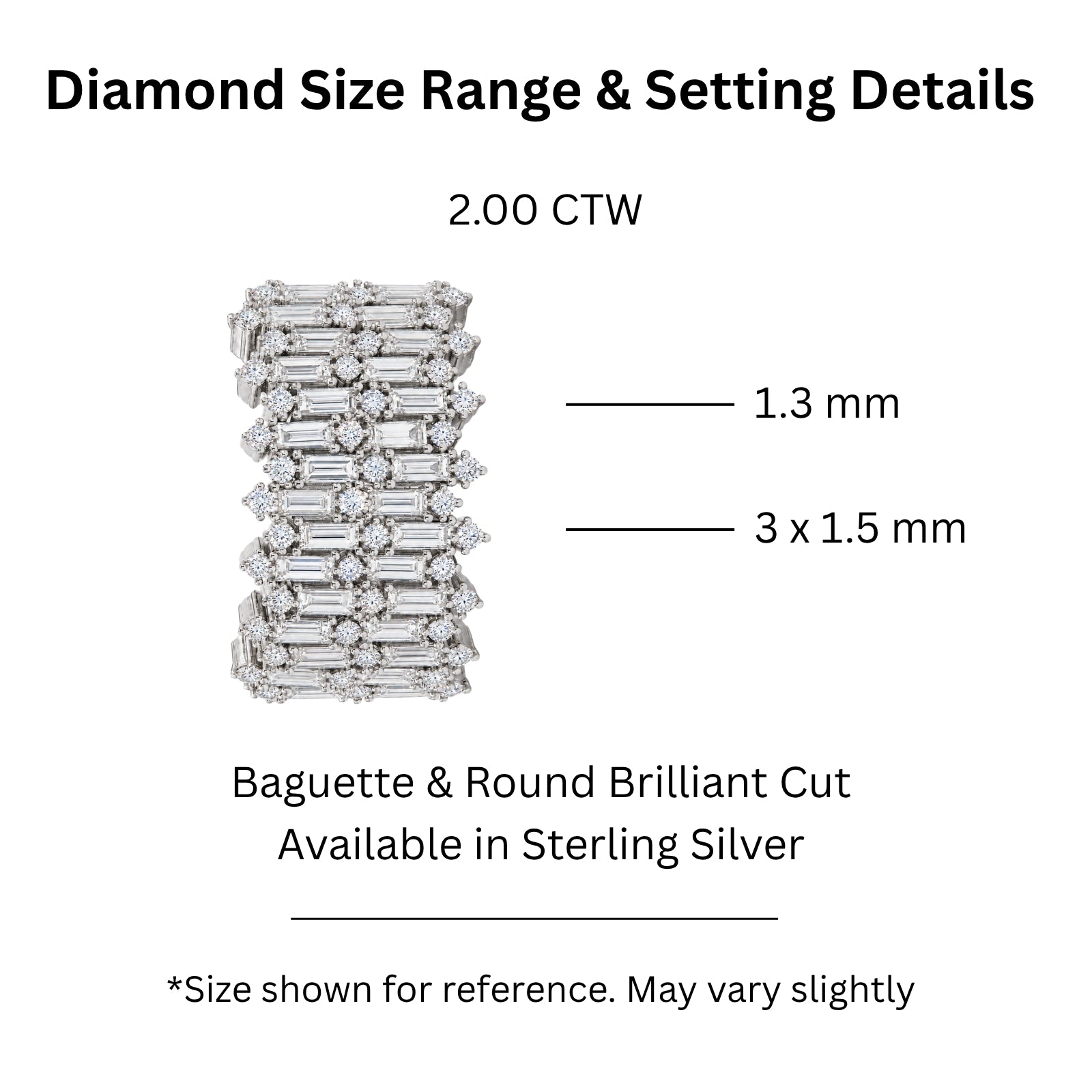 Diamonair Lab Grown Diamond (F/VS+) 2.00 carat Round cut Sterling Silver Statement Ring - Sterling Silver | Gold over Silver