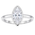1.00-6.00 Carat T.W. Marquise-cut IGI Certified Lab Grown Diamond (F/VS) 14K Gold Solitaire Ring - Assorted Colors, Sizes & Carat