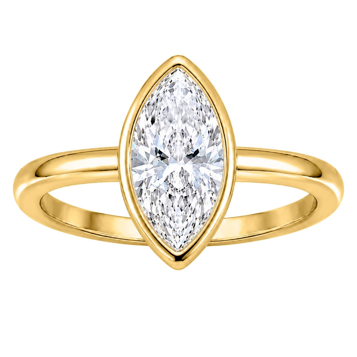 1-6 ctw Marquise Solitaire Engagement Ring
