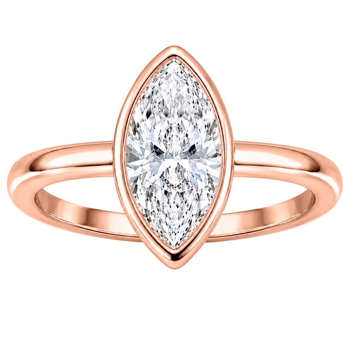 1-6 ctw Marquise Solitaire Engagement Ring