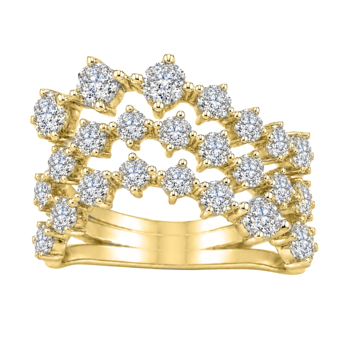 3 ctw Round Statement Engagement Ring