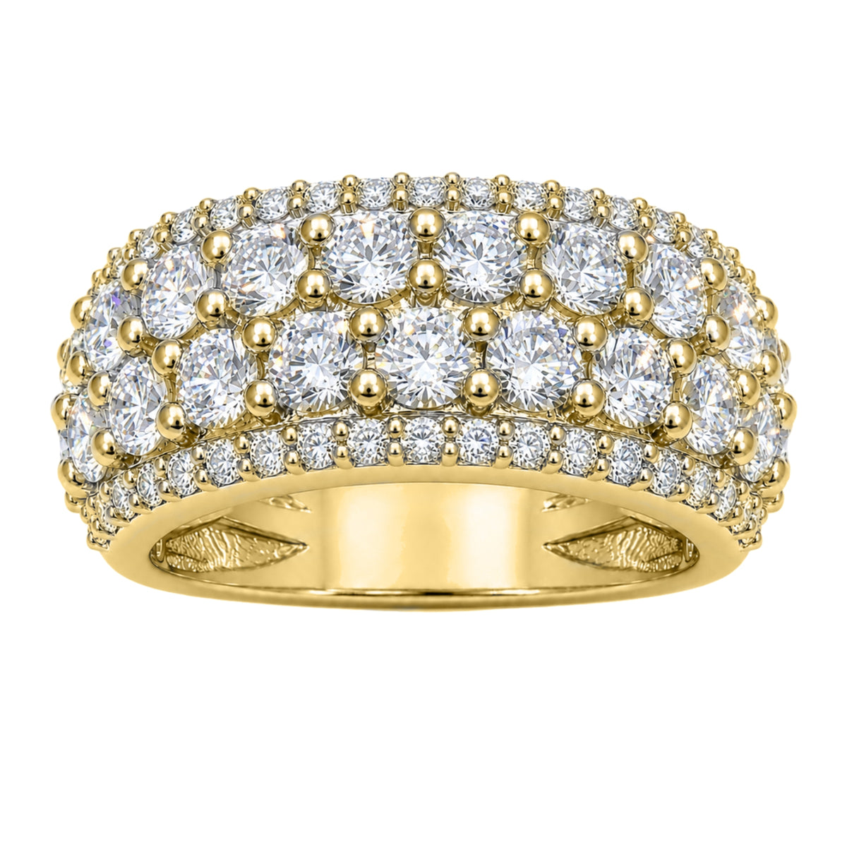 3 ctw Round Statement Engagement Ring