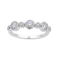 Diamonair Lab Grown Diamond (F/VS+) 1.00 carat Round cut Sterling Silver Statement Ring - Sterling Silver | Gold over Silver