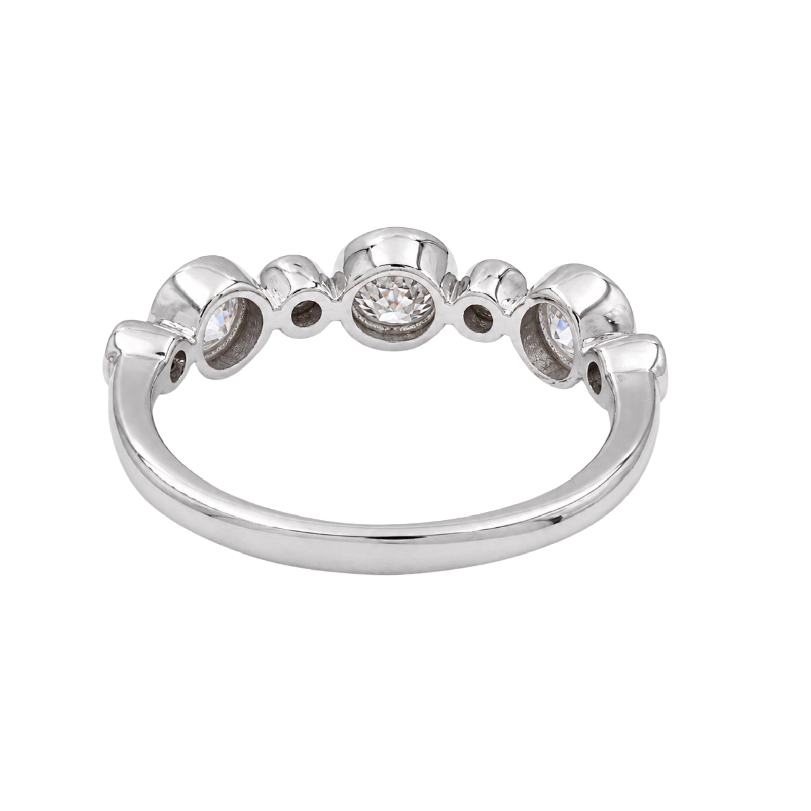 Diamonair Lab Grown Diamond (F/VS+) 1.00 carat Round cut Sterling Silver Statement Ring - Sterling Silver | Gold over Silver