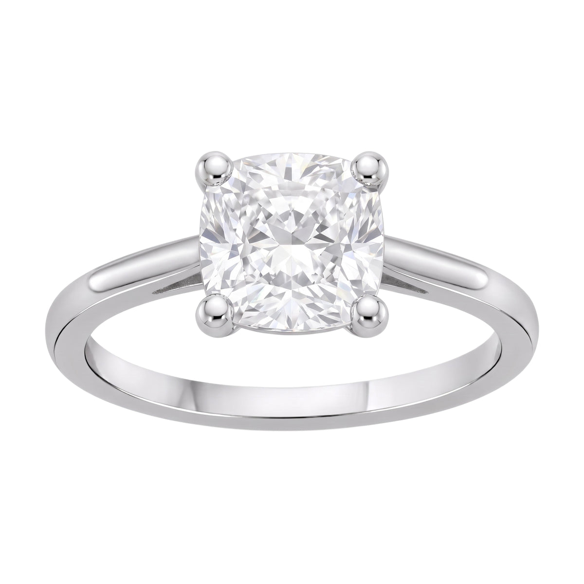 1-6 ctw Cushion Solitaire Engagement Ring