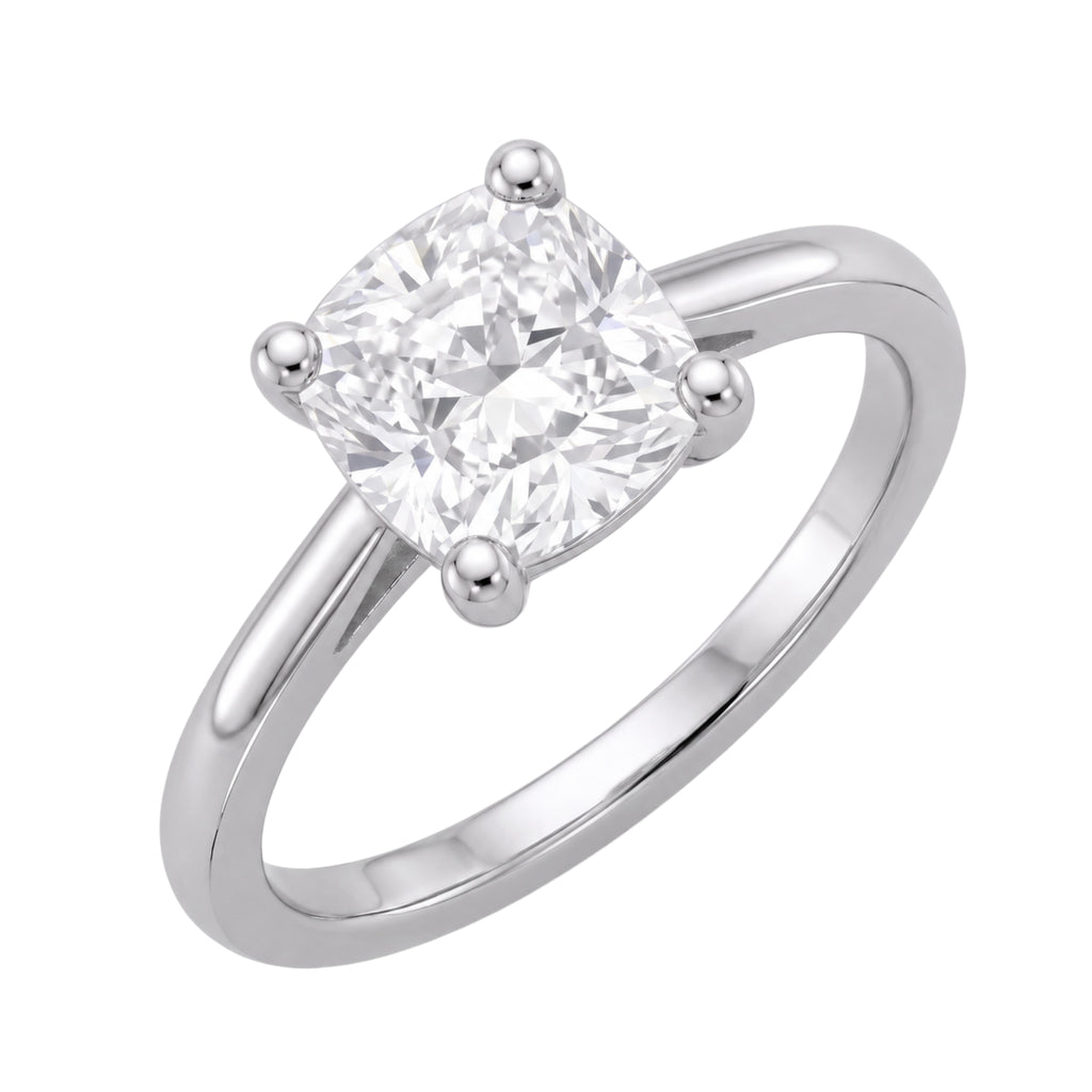 1-6 ctw Cushion Solitaire Engagement Ring