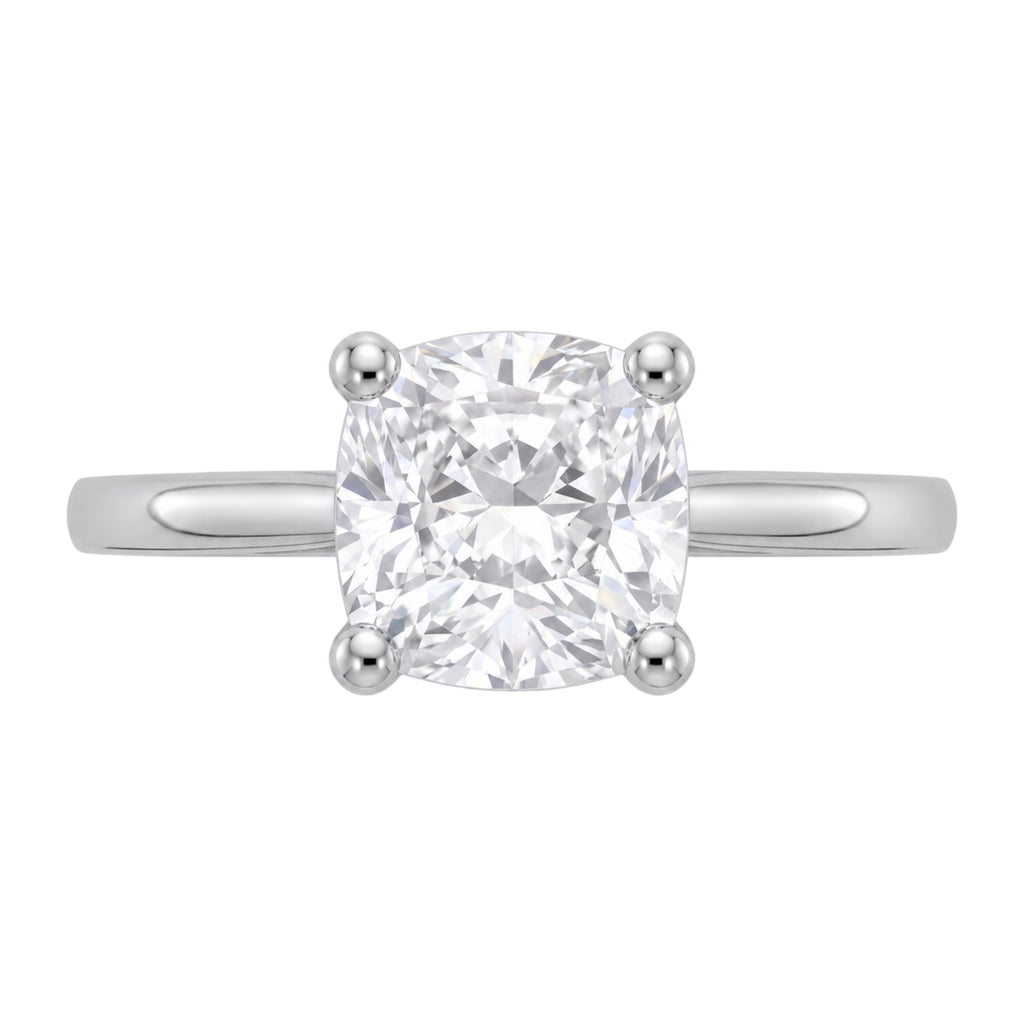 1-6 ctw Cushion Solitaire Engagement Ring