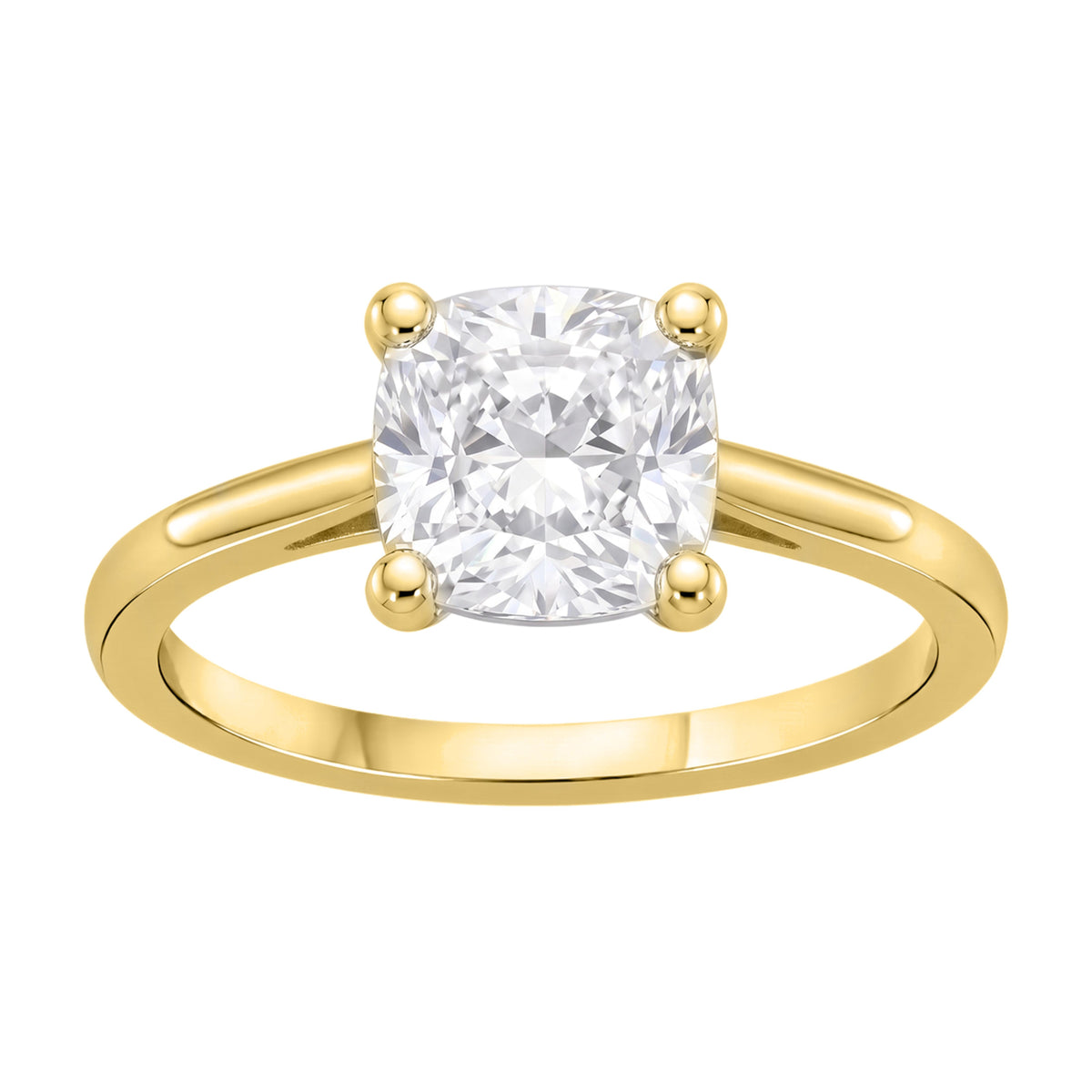 1-6 ctw Cushion Solitaire Engagement Ring